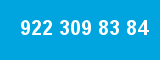 922 309 83 84 922 309 83 84